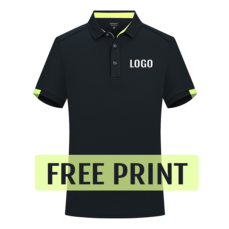 Shirt Camp Collar - Летняя быстросохнущая рубашка-поло с бесплатным принтом,