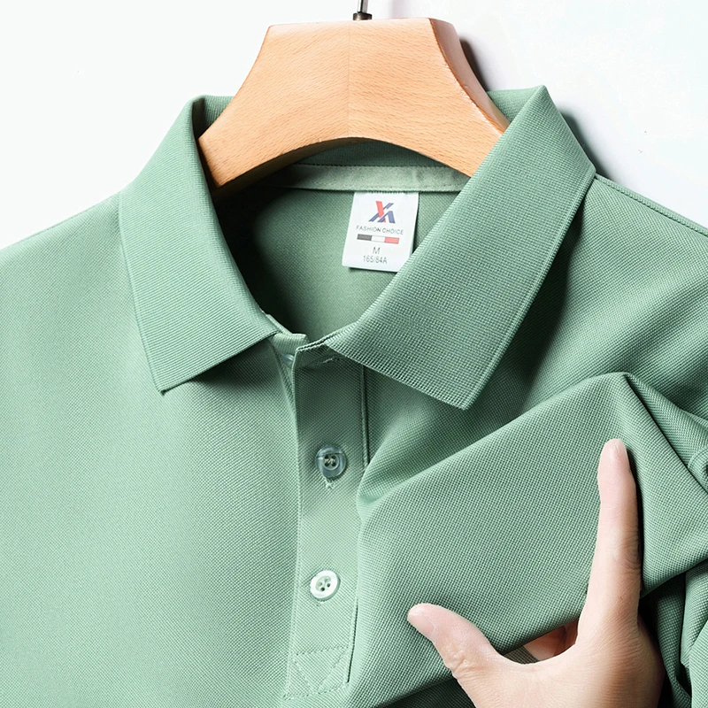 Мужская модная однотонная руба – обзор и цена Polo Shirt Pique