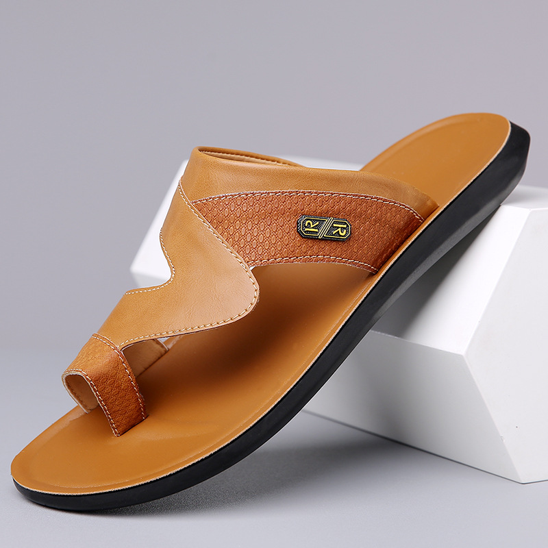 Мужские кожаные сандалии 2026  – обзор и цена Flip Flop Leather Men