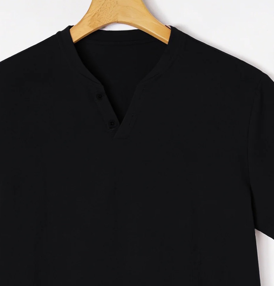 Элегантная черная мужская футб – обзор и цена Linen Shirt Breathable