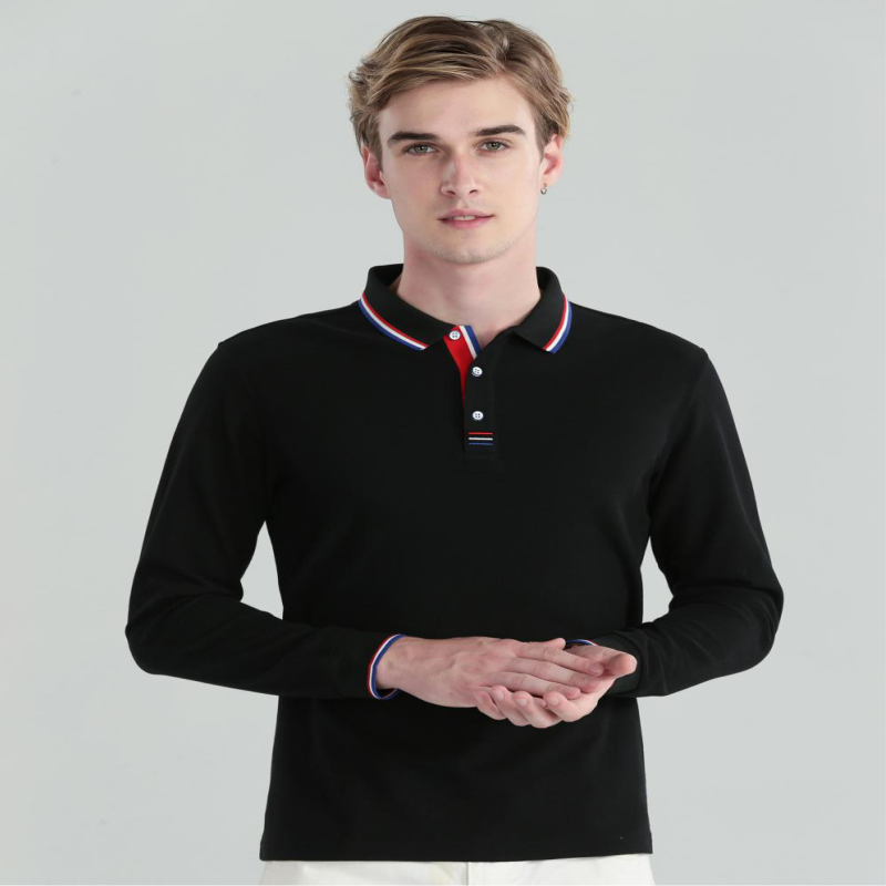 Осенняя рубашка-поло с длинным – обзор и цена Polo Shirt Pique