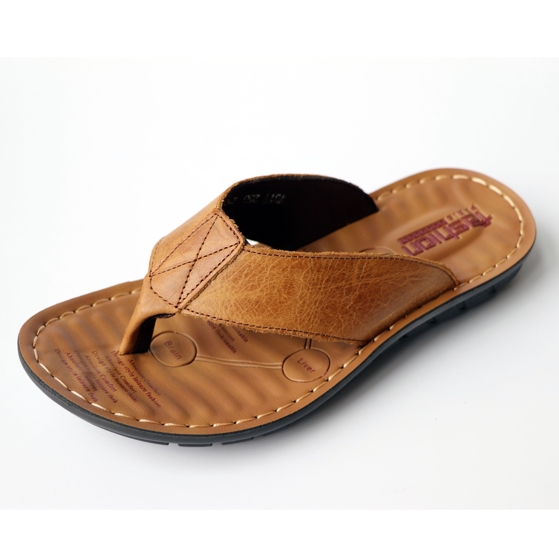 Мужские кожаные шлепанцы 2026: – обзор и цена Flip Flop Leather Men
