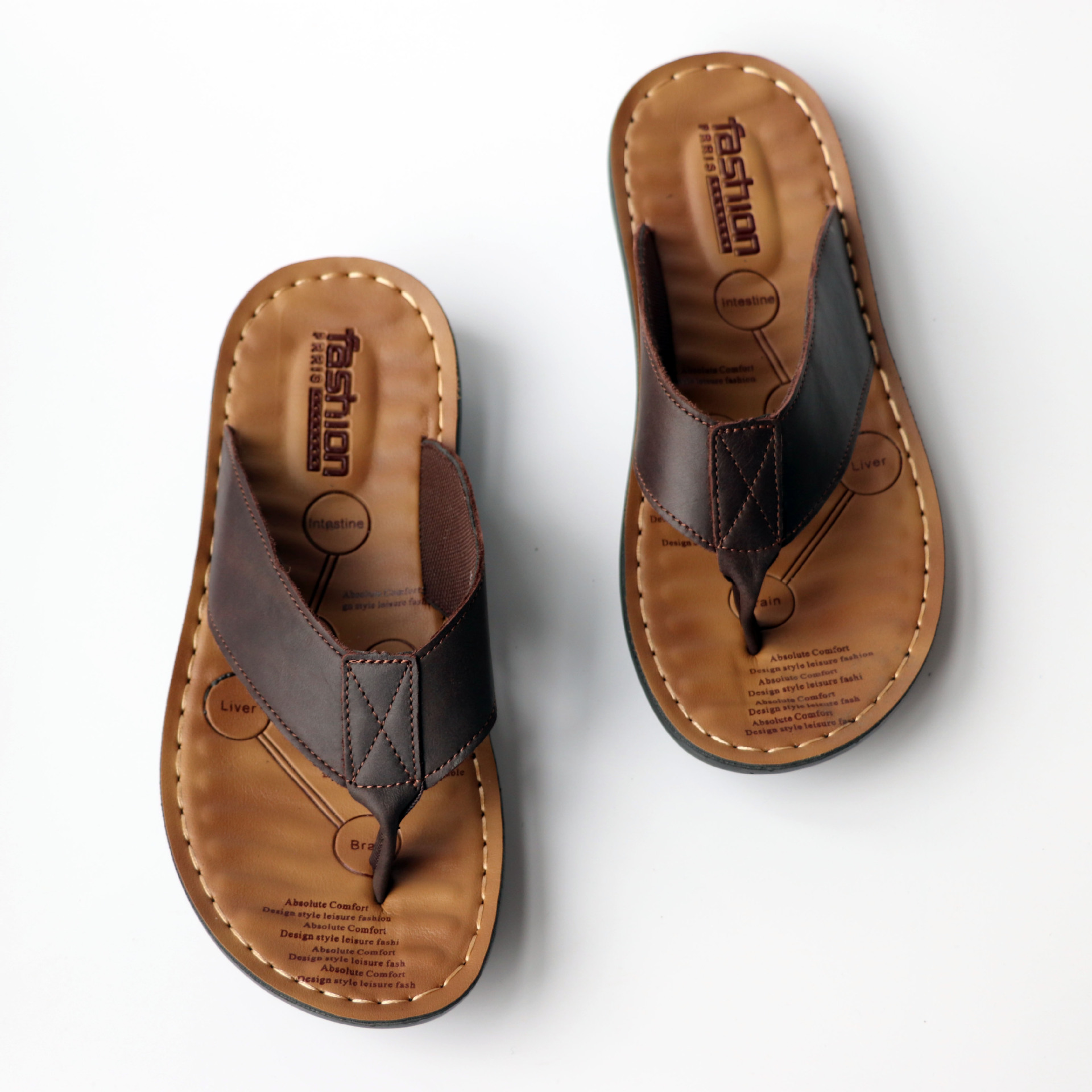 Мужские кожаные шлепанцы 2026: – обзор и цена Flip Flop Leather Men