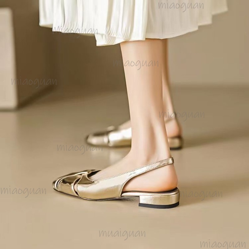 Туфли-лодочки на низком каблук – обзор и цена Casual Sandal Leather