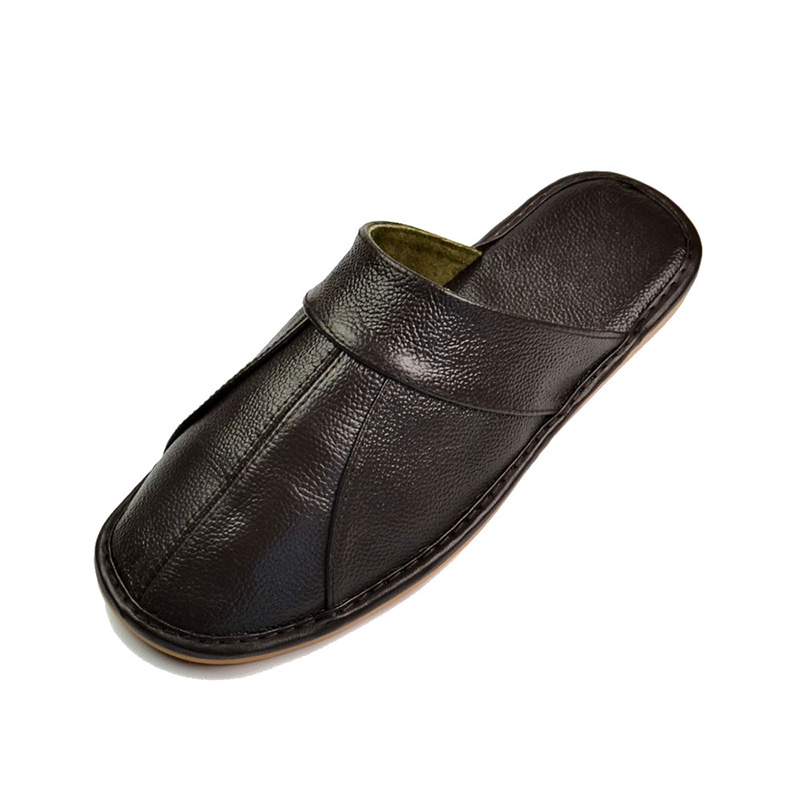 Шлепанцы мужские Mntrerm, черн – обзор и цена Flip Flop Leather Men