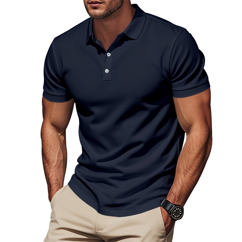 Мужская повседневная приталенн – обзор и цена Polo Shirt Pique