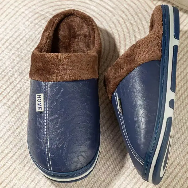 Мужские зимние тапочки больших – обзор и цена Flip Flop Leather Men