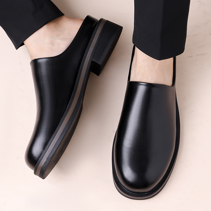 Мужские слипоны-мюли, глянцевы – обзор и цена Flip Flop Leather Men