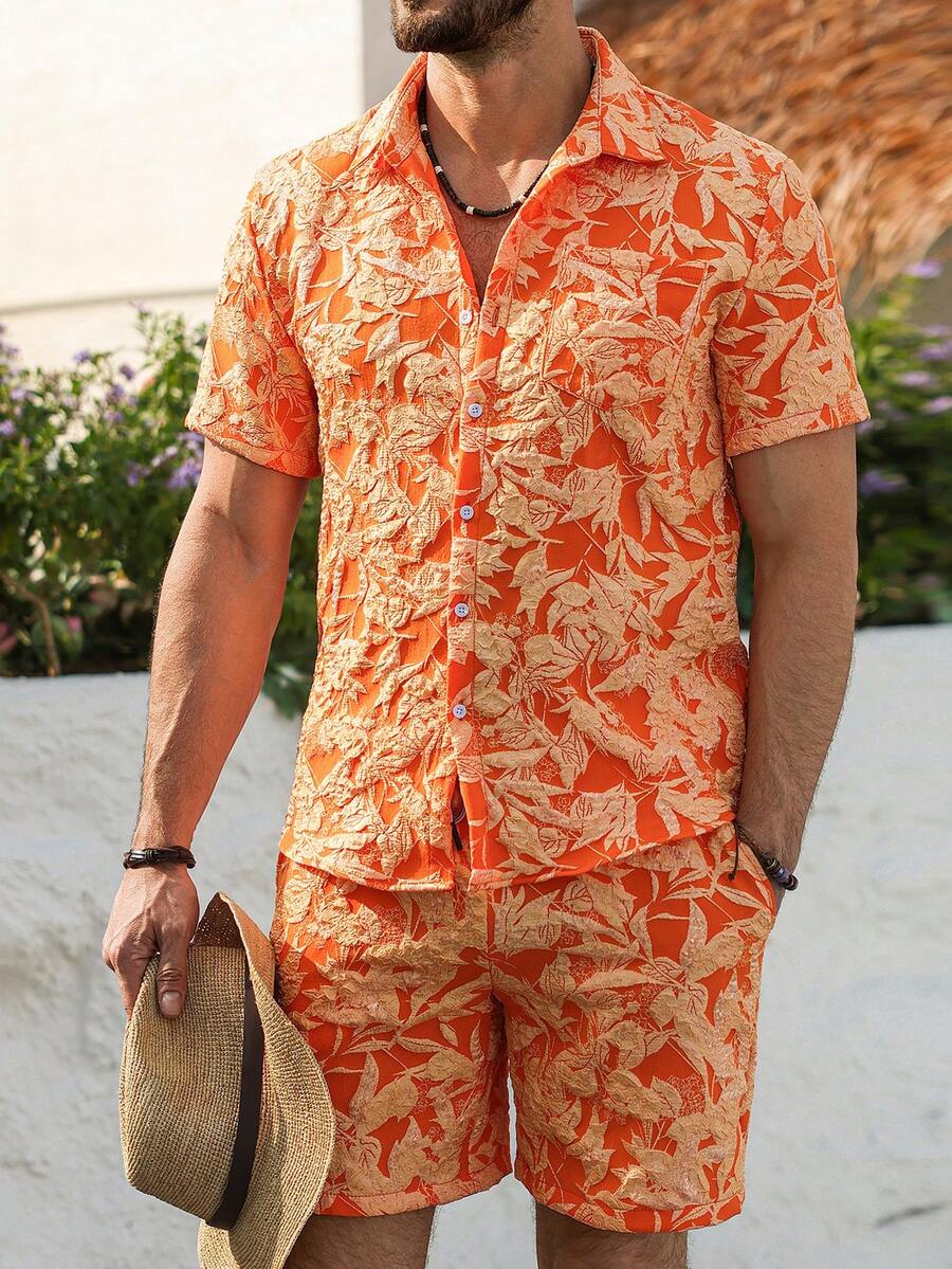 Мужской летний комплект Genlun – обзор и цена Resort Shirt Floral